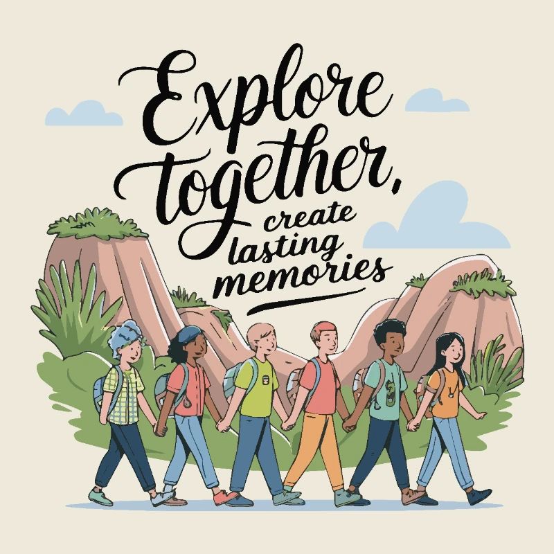 Explorez ensemble adevnture citation de voyage art texte