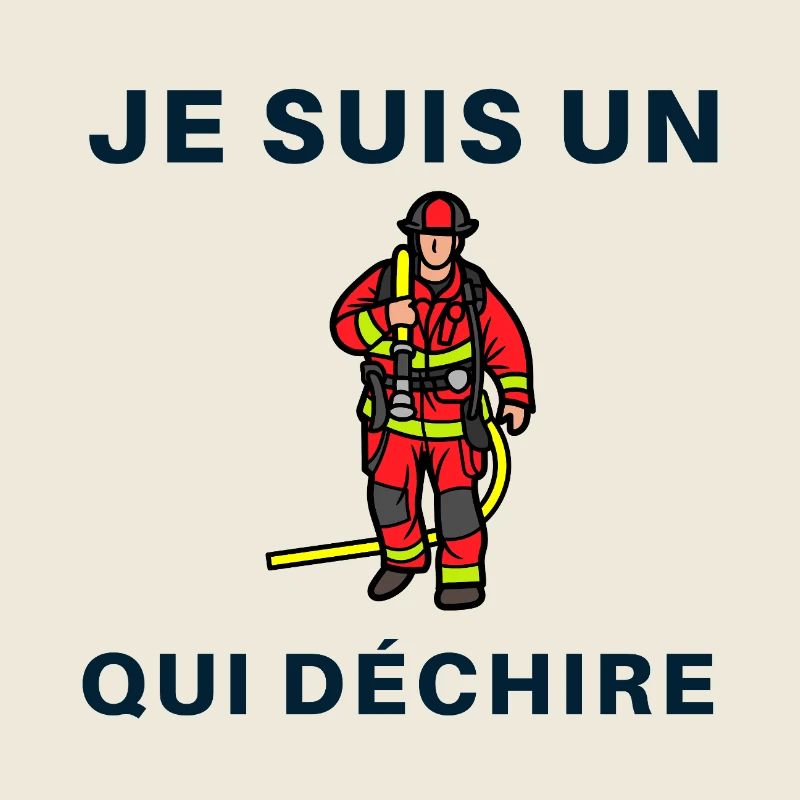Ich bin ein Feuerwehrmann, der rockt