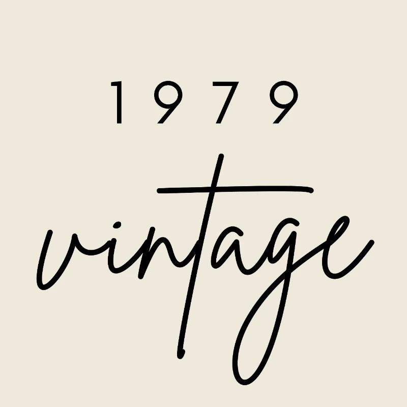 Anniversaire 1979 vintage