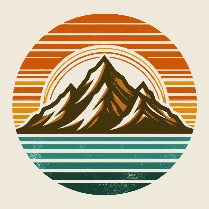 Montagnes, nature, coucher de soleil