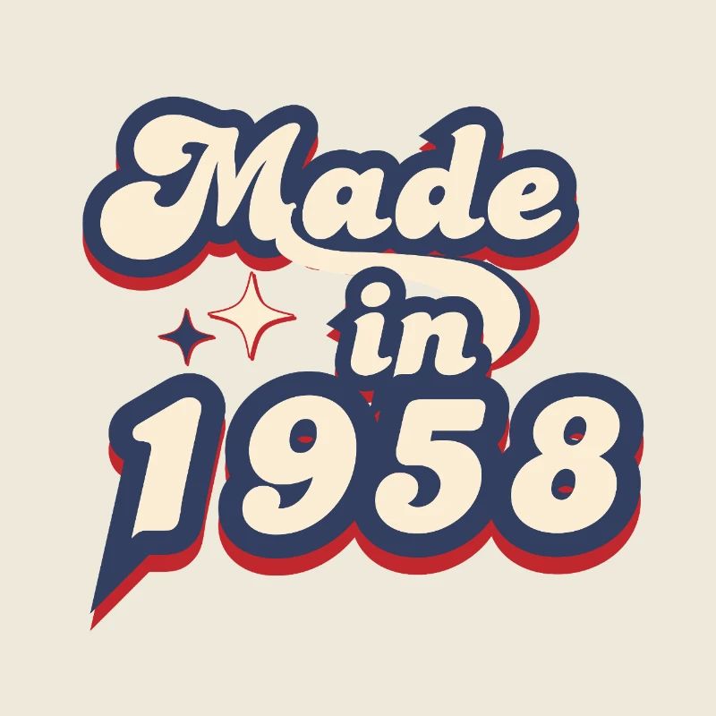 Made in 1958 Retro