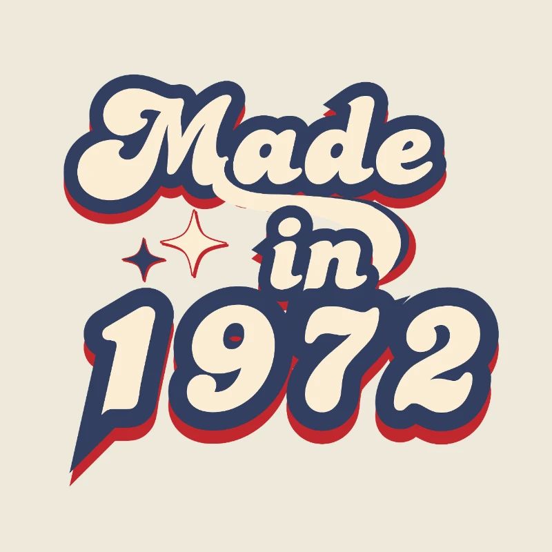 Made in 1972 retro
