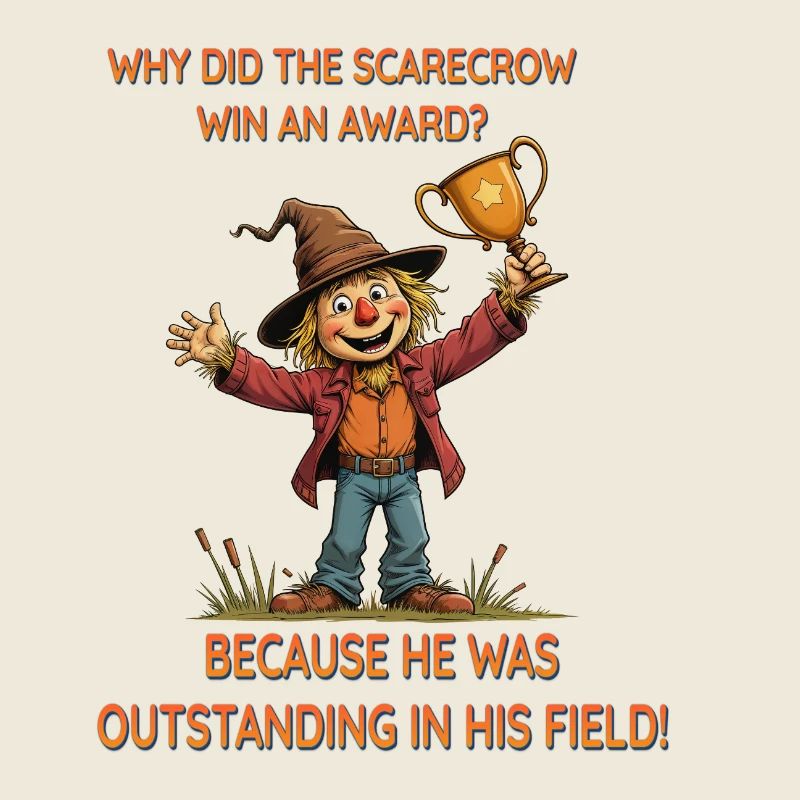 Gewinnende Vogelscheuche