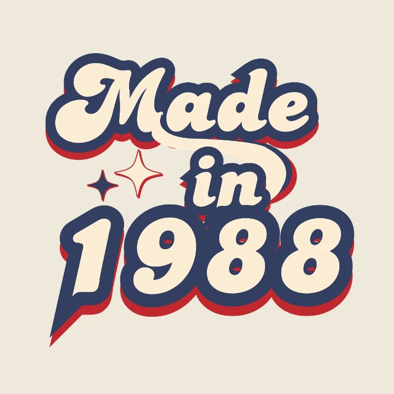 Made in 1988 retro