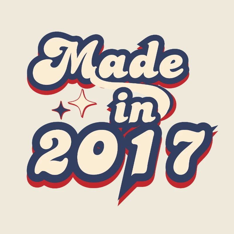 Made in 2017 retro