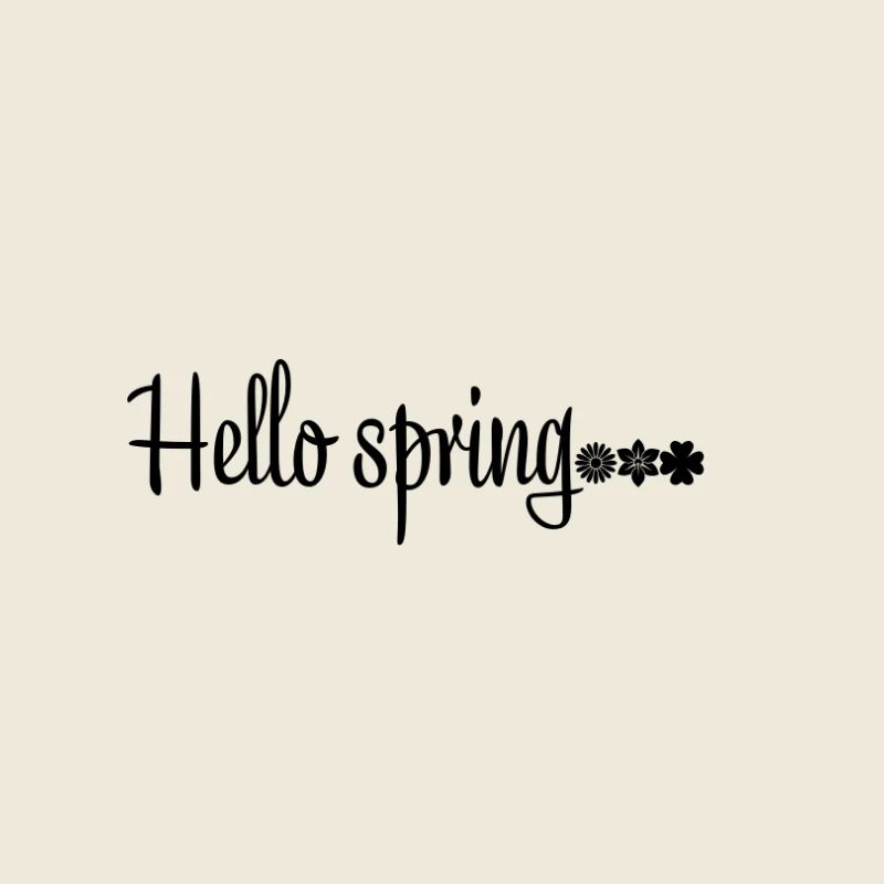 Bonjour le printemps Design Unisexe