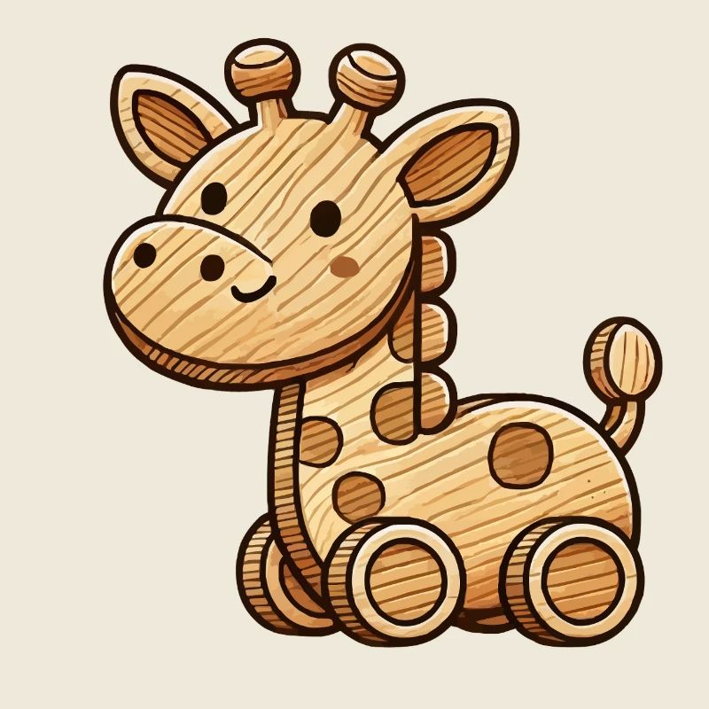 holz giraffe