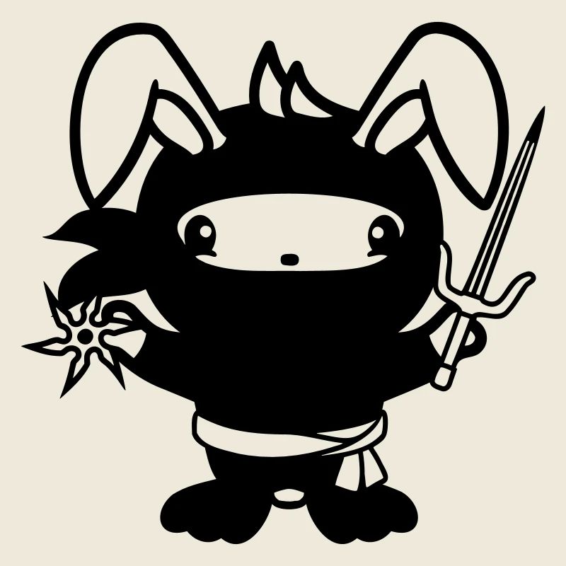 Bunny Ninja Star Fighter Japanese Assassin