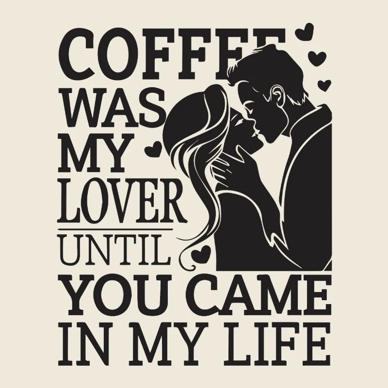 Love Over Coffee – Funny Romantic Tee