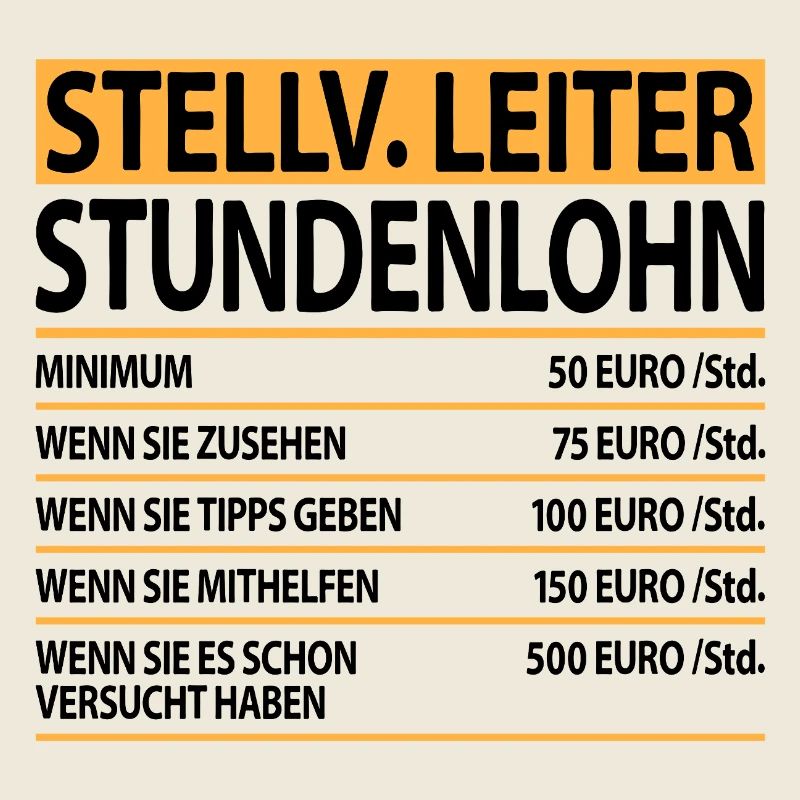 Stellvertretender Stellv Leiter Leitung Sprüche