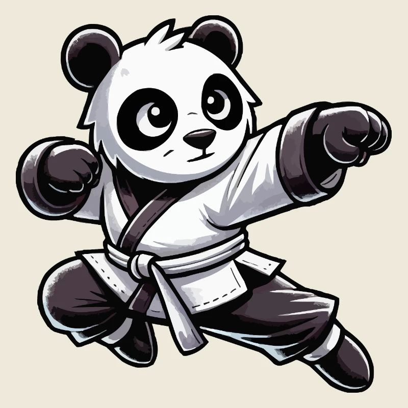 panda karate comic
