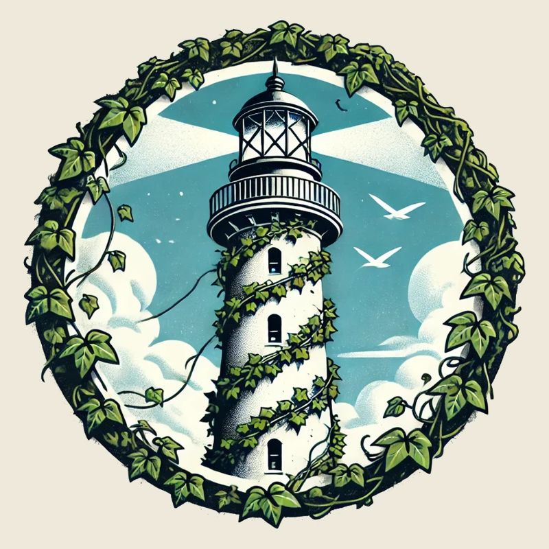 Phare de lierre vintage