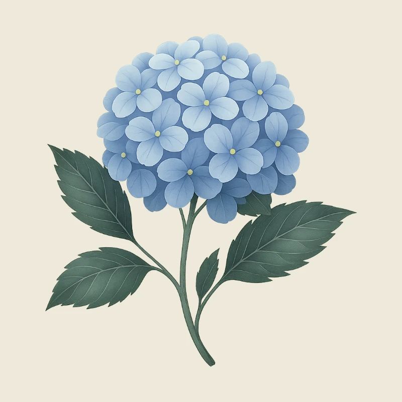 Hydrangea Magic – Blue Flower Ball