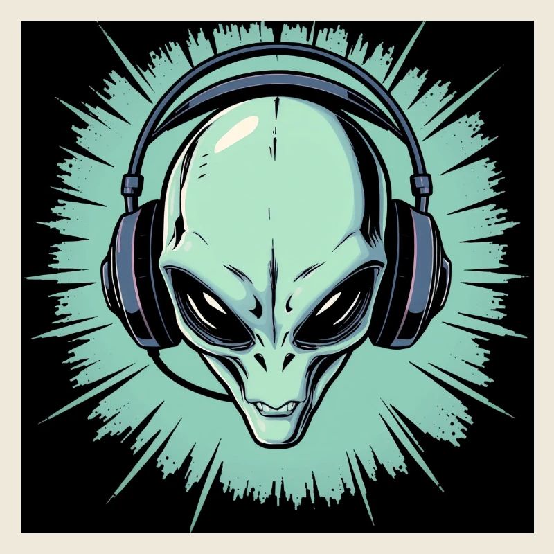 Alien-Kopfhörer