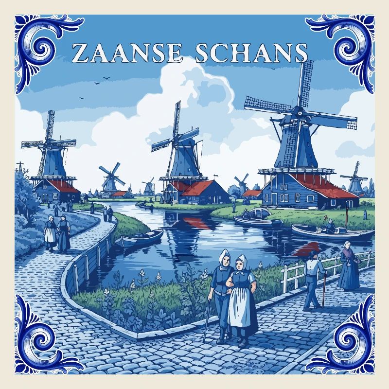 Zaanse Schans Delfter Blau