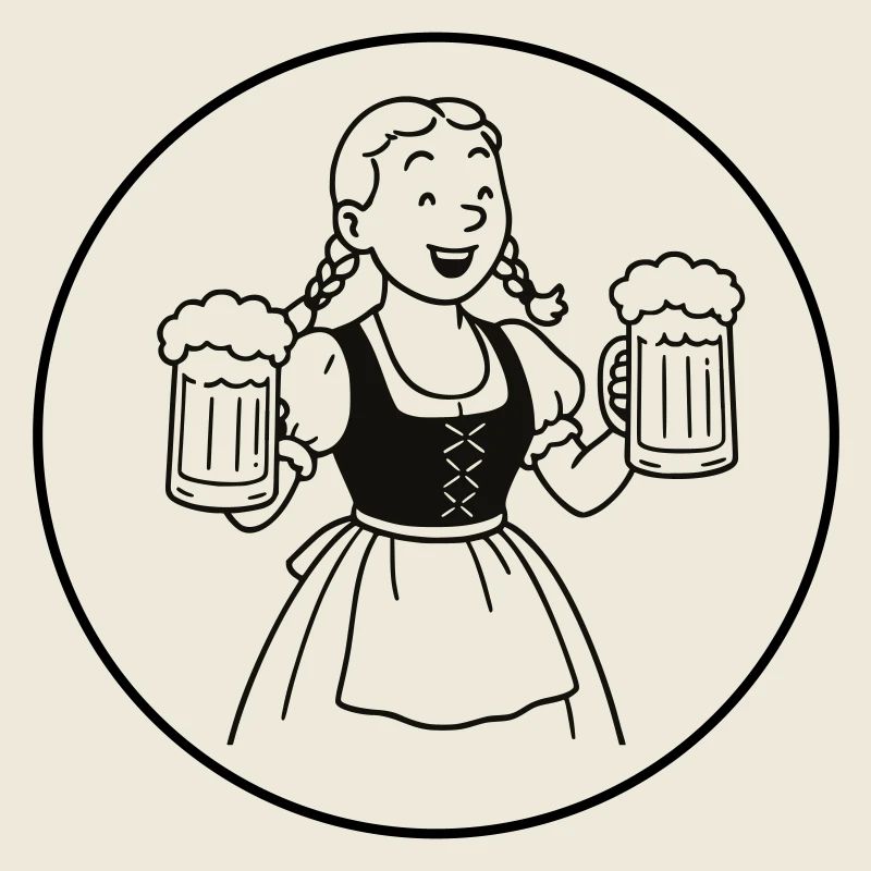 Bier mädchen