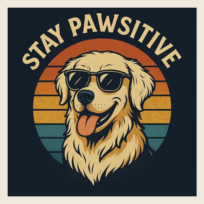 Restez Pawsitive Goldie