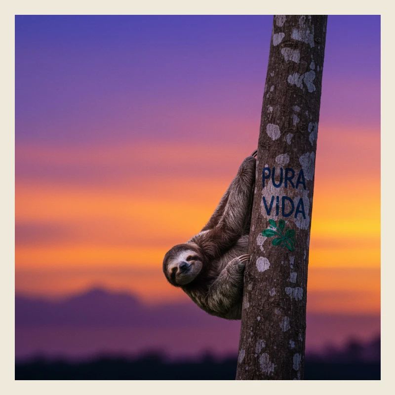 Faultier Wanderer Pura Vida