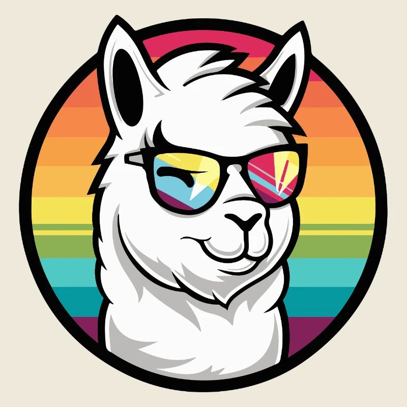 Alpaka Llama Cool Comic