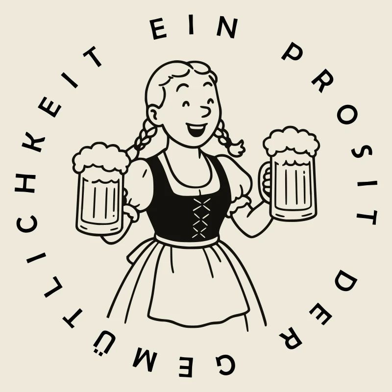 Bier Mädchen - Ein Prosit der Gemütlichkeit