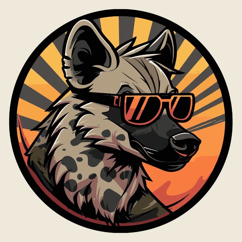 Hyène Bande Dessinée Cool