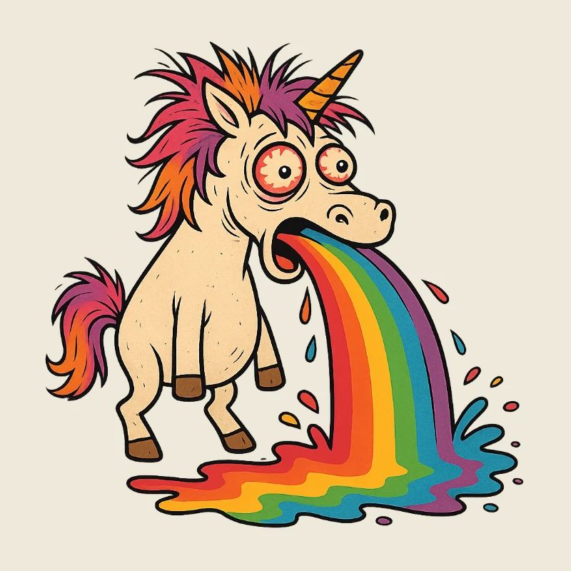 kotzendes Einhorn