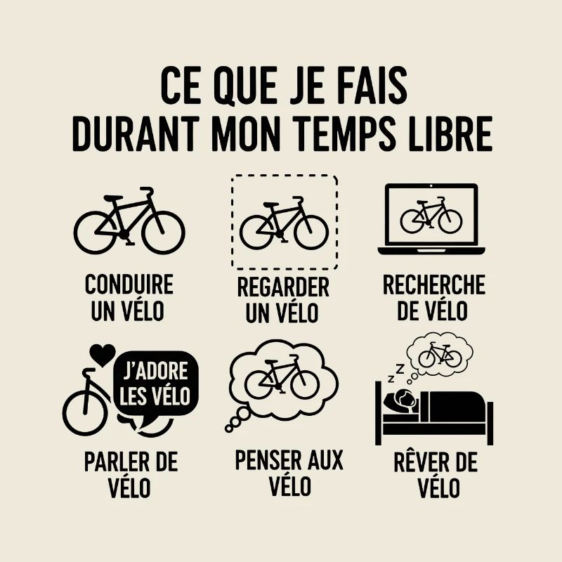 Ce que je fais durant mon temps libre velo