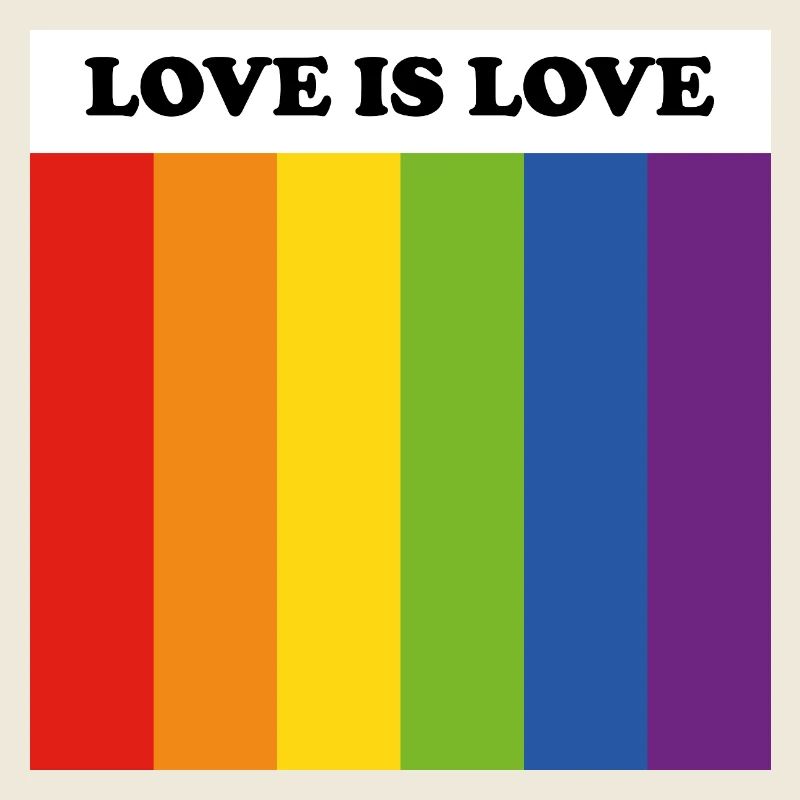 Drapeau LGBT LOVE IS LOVE