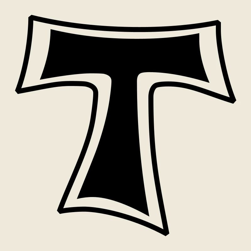 symbole de Tau monochrome