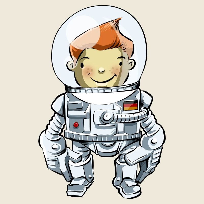 Junger Astronaut