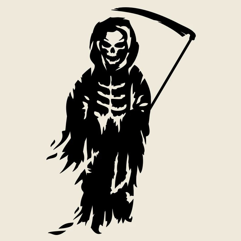 Ein Sensenmann -Der Tod mit einer Sense