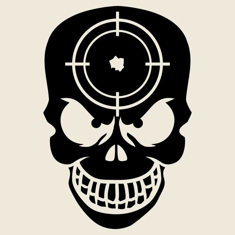 Evil Skull With Target