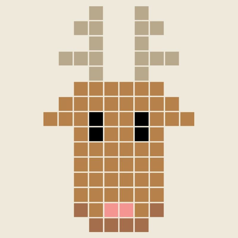pixel reindeer