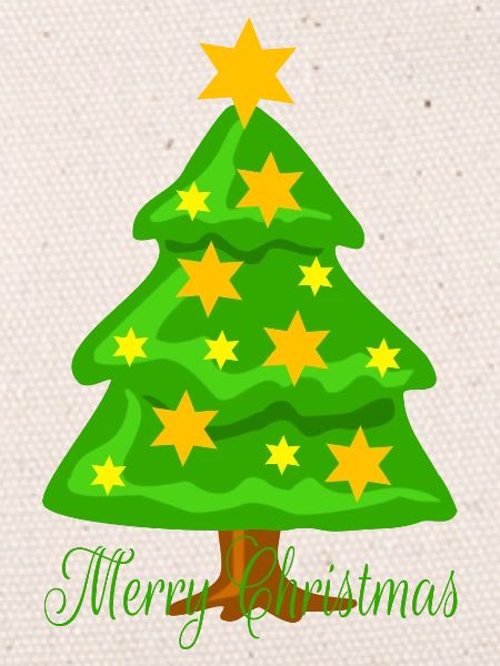 Christmas fir tree