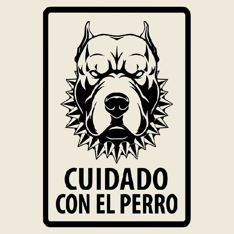 cuidado con el Perro