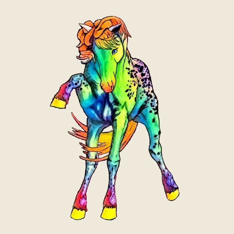 neon Pferd