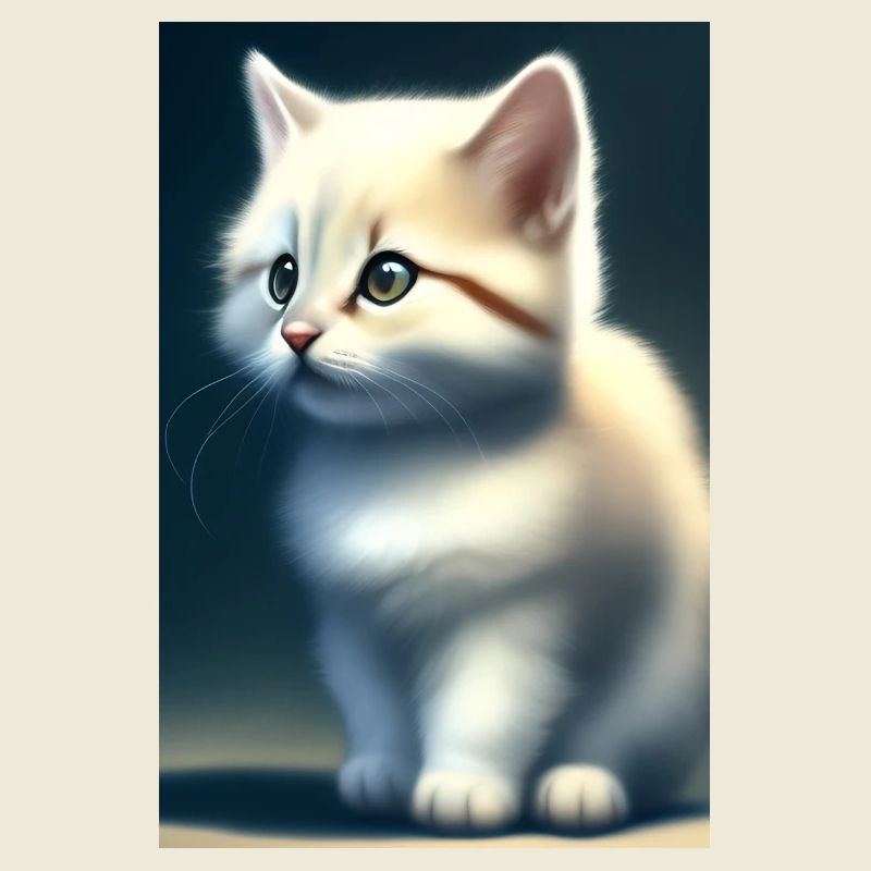 Petit bébé chat mignon