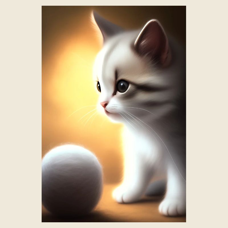 Petit bébé chat mignon