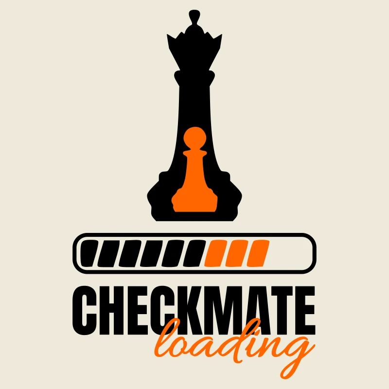 Checkmate Loading Queen and Pawn