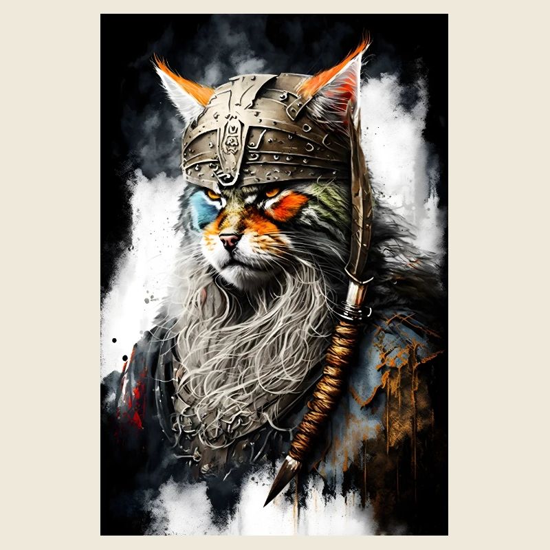 Wikingerkatze in Uniform