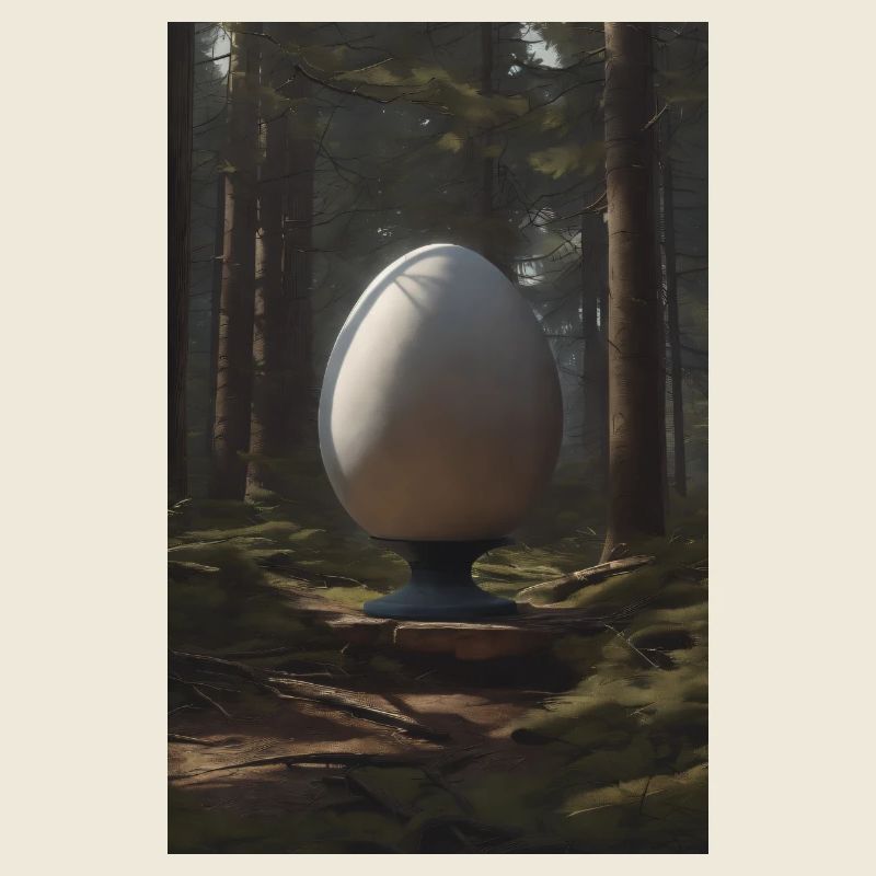 Das Ei im Wald Eins