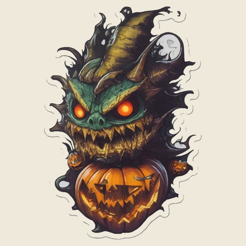 Monstre de citrouille Helloween