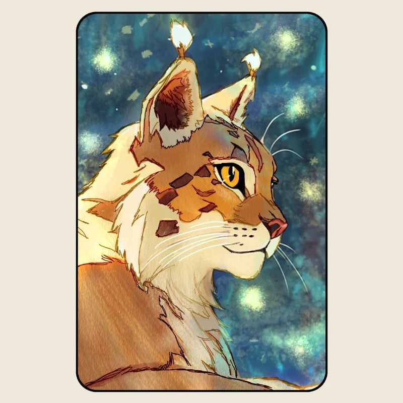 Luchs im Profil