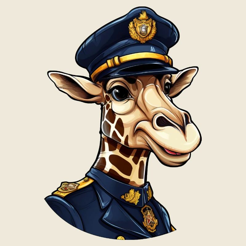 Girafe Policière