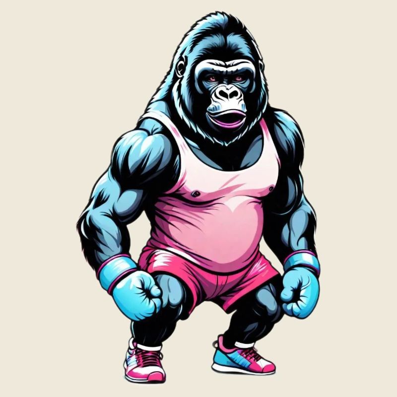 Gorille Boxeur Boxe