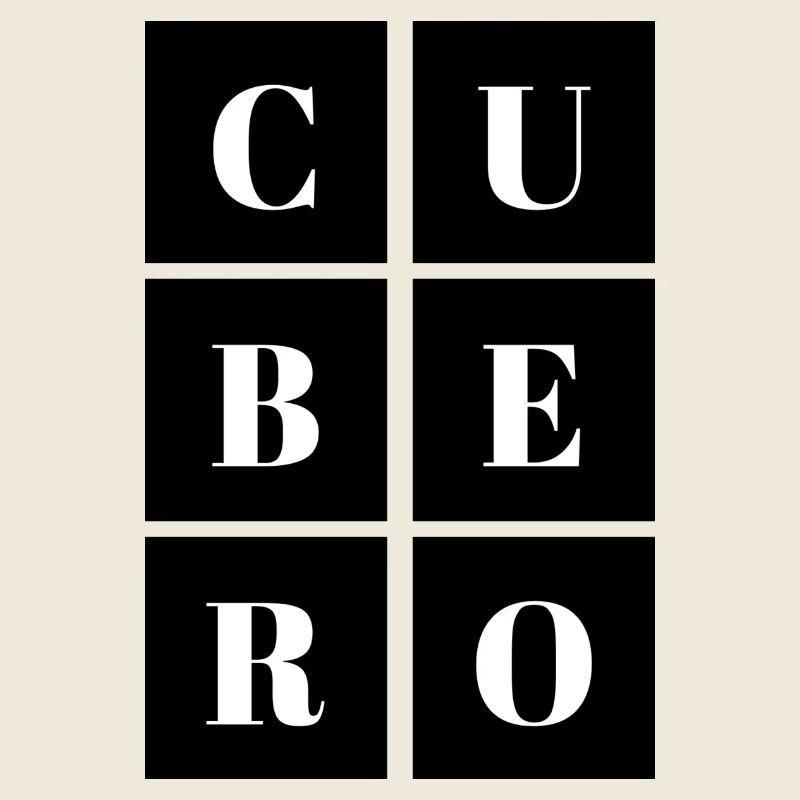 Black & White Square Cube