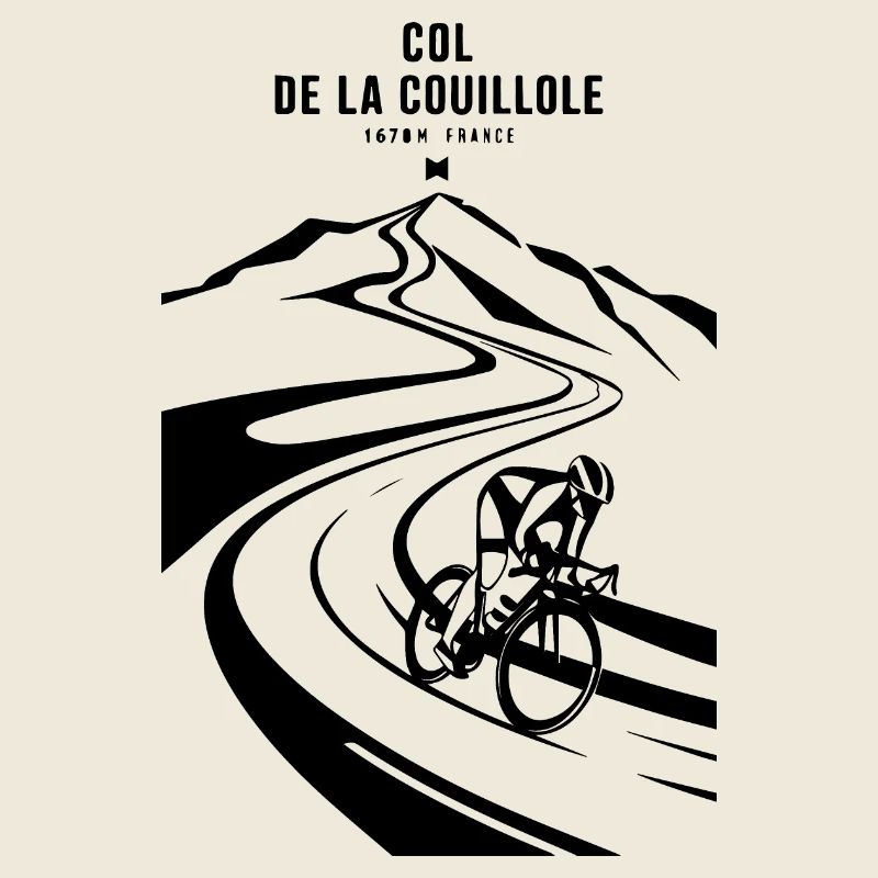 Ascension à Col de la Couillole de Cyclisme