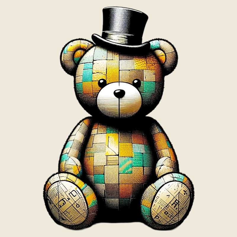 Teddy Bear Chapeau haut de forme Teddy Bear