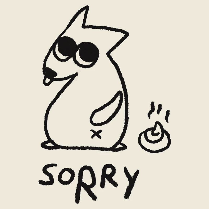 Oops... Sorry! Sketchy Dog Humor