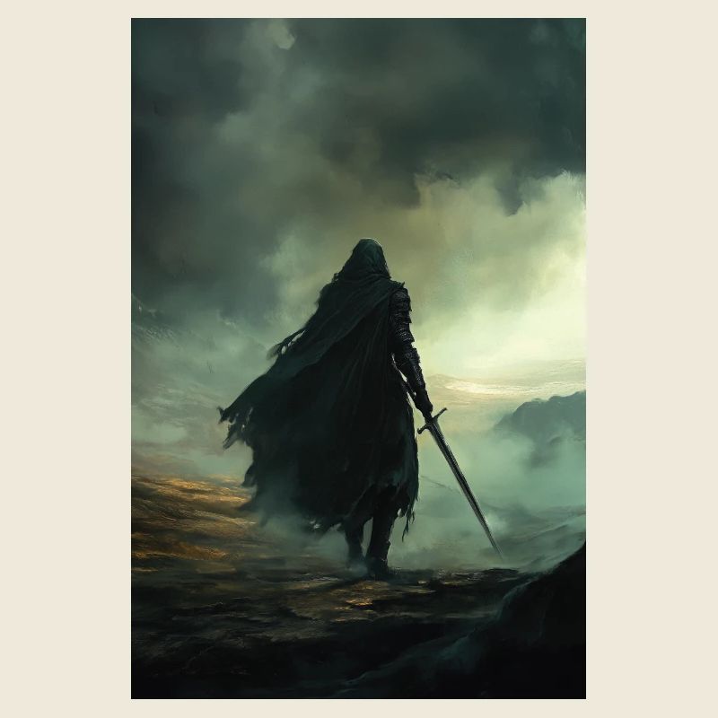 Poster Illustration Chevalier